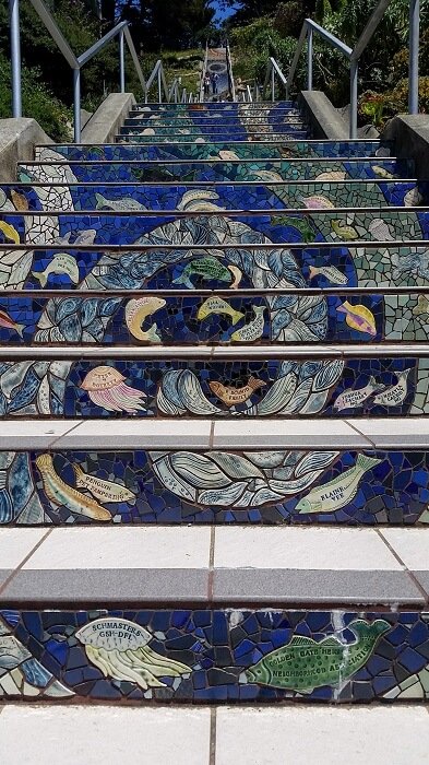 16th and Morage Tiled Steps san francisco