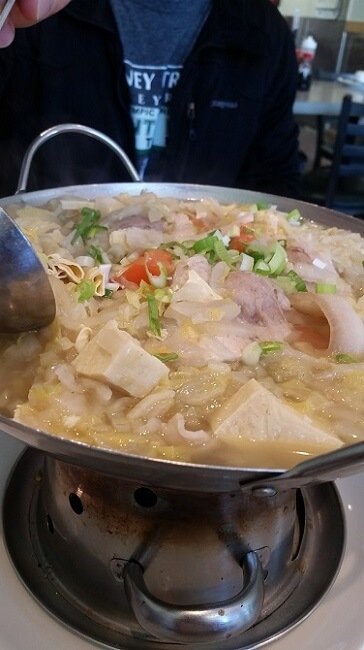 Chinese sour cabbage soup