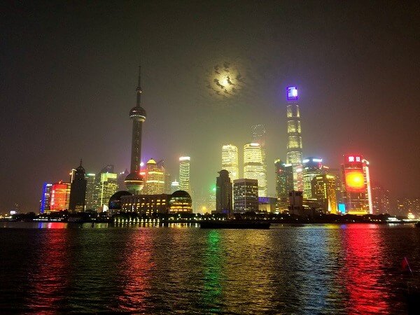 Shanghai Bund at night