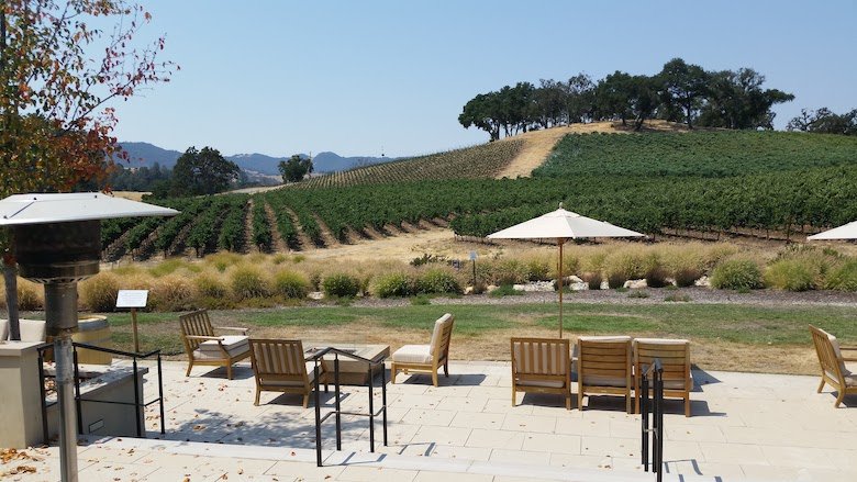 Justin Paso Robles winery outside seating